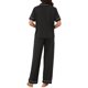 thumbnail image 3 of INSPIRE CHIC Conjunto de Pijama para Mujer con Botones, Lazo, Manga Corta, Parte Superior y Pantalones, Pijamas Suaves para Novia, Conjunto de Dos Piezas para Dormir, Talla XL, Negro, 3 of 6