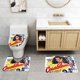 thumbnail image 2 of Juego De Alfombras De Baño Casablanca Terciopelo Coral 3 Piezas, 2 of 6