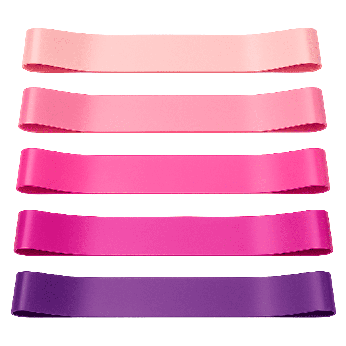 Linea Sport - Set De 5 Bandas Elásticas De Ejercicios