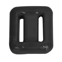 Magideal - Pesas De Buceo Sólidas De 0,5 Kg A 1,5 Kg, Piezas Recubiertas De Pvc Antideslizantes Para Buceo, Cinturón De Pesas Para Natación, Deporte Negro 1000G