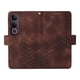 thumbnail image 3 of Carcasa FOXDOCK Vivo V50 Lite de cuero PU, diseño acolchado clásico, protección contra caídas y rayones, 3 of 5