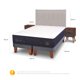 thumbnail image 3 of Cama Europea Super Premium 2 Plaza Base Dividida, 3 of 12
