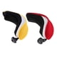 thumbnail image 2 of 2x Golf Hybrid UT Club Head Cover Headcover Con Etiqueta De Número Rojo Amarillo, 2 of 5