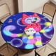 thumbnail image 5 of DJ Catnip-theme Fitted Round Tablecloths Elastic Edged Table Covers Waterproof Table Cloth for Kitchen Holiday Party Tables Decor 150cm, 5 of 6