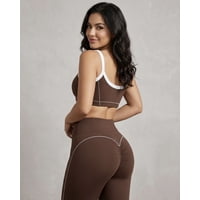 Flix Spa - Set Básico Sport Mujer Calza Flare Peto Dry-Fit