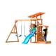 thumbnail image 1 of Juego De Columpio De Madera Paraexterior Con Tobogan, 1 of 3