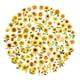 thumbnail image 1 of Stickers OBUJOPAL de girasol transparentes para scrapbooking, 100 piezas, 1 of 6