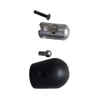 Magideal - Juego De Fijación De Tapón De Bolas De Cable Para Máquina De Polea De Gimnasio Accesorios De Cable De Máquina De Gimnasio Terminales Piezas De Equipo B