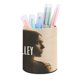 thumbnail image 1 of El Valle Robado-theme Cylinder Pen Holder Pencil Organizer with Flannel Lining PVC Leather Material Cardboard Base for study work 10*8CM, 1 of 6