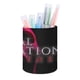 thumbnail image 1 of Destino Final-theme Cylinder Pen Holder Pencil Organizer with Flannel Lining PVC Leather Material Cardboard Base for study work 10*8CM, 1 of 6