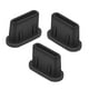 thumbnail image 4 of 3x Funda De Cargador Tipo C Tapón Antipolvo De Silicona Accesorios Para Teléfono Negro, 4 of 5