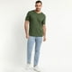 thumbnail image 1 of Polera Manga Corta Cuello V Verde musgo verde oscuro M, 1 of 4