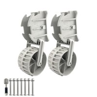 Magideal - 2 Uds Rueda De Bote Inflable Rueda De Lanzamiento De Barco Portátil Fácil De Usar Rodante De Barco Resistente Para Kayaks Barcos De Pesca