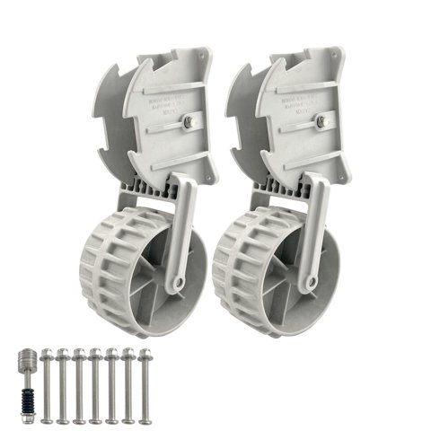 Magideal - 2 Uds Rueda De Bote Inflable Rueda De Lanzamiento De Barco Portátil Fácil De Usar Rodante De Barco Resistente Para Kayaks Barcos De Pesca