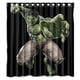 thumbnail image 1 of Cortina de ducha de Hulk, juego de cortinas de baño con ganchos, tamaño 66 x 72 pulgadas, 1 of 3
