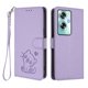 thumbnail image 1 of Carcasa Billetera de Cuero Sintético para OnePlus Nord N30 SE 5G, Lila Claro, 1 of 6