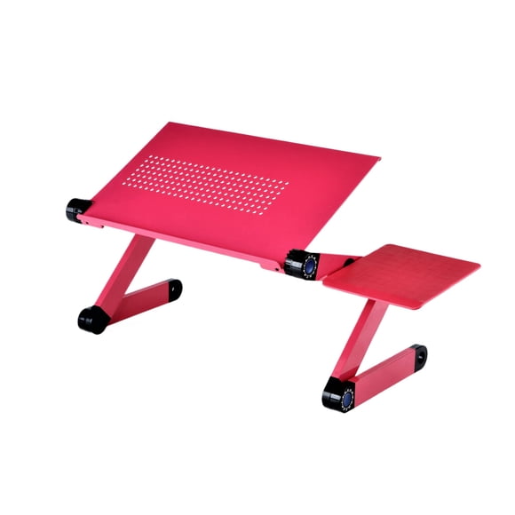 Escritorio de Regazo Zippace 420x260 mm Rosa Ajustable para Portátil
