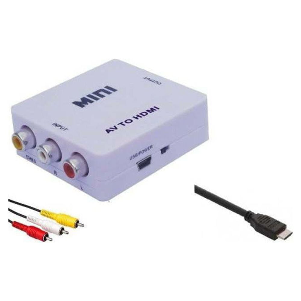 Introtech - Convertidor Hdmi A Av Rca S-video