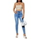 thumbnail image 3 of Crop top musculosa canalé., 3 of 6