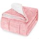 thumbnail image 1 of Manta yescool de 6,8 kg 152 x 203 cm en rosa intenso tipo Sherpa, 1 of 7