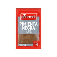 Pimienta Negra Molida Bolsa 15 G Gourmet