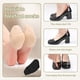 thumbnail image 5 of Calcetines Keroius para mujer con puntera en la parte superior (1 beige y 3 negros), 5 of 6