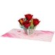 thumbnail image 3 of Tarjeta de felicitación con forma de amor en 3D con bonitas rosas desplegables para el Día de la Mad, 3 of 6