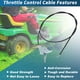 thumbnail image 3 of REGALWOVEN No.TCA13820 Cable de Empuje y Tiro para John Deere 1200 Bunker & Field Rake/737 ZTrak/757 ZTrak Cable de Control de Acelerador para Cortacésped, 3 of 7
