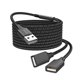 thumbnail image 1 of Divisor USB MOGOOD 2 m USB‑A macho a 2 hembra, 1 of 6
