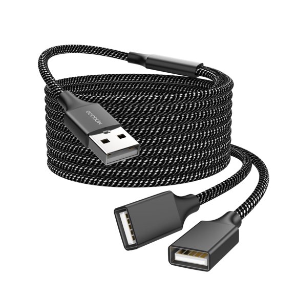 Divisor USB MOGOOD 2 m USB‑A macho a 2 hembra
