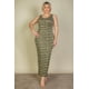 thumbnail image 2 of Vestido Largo Ajustado con Estampado Tie Dye de Talla Grande, 2 of 5