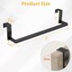 thumbnail image 2 of STWWO Over the Door Towel Rack for Kitchen Cabinet Doors, Black, 2 Pack, 2 of 3
