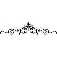 Rienda Libre Graphics - Decomural Royal Floral Border Headboard Ws-16037