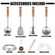 thumbnail image 3 of Wok Teewe, acero al carbono tradicional, martillado a mano, 34 cm, 3 of 7