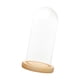 thumbnail image 2 of Cúpula De Cristal Transparente Cloche Decoración De Casa De Muñecas Adorno DIY Cúpula Transparente Cloche 12cmx28cmx14cm, 2 of 3