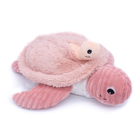 Les Ptipotos - Peluche Tortuga Sauvenou Mamá Y Bebé - Rosa