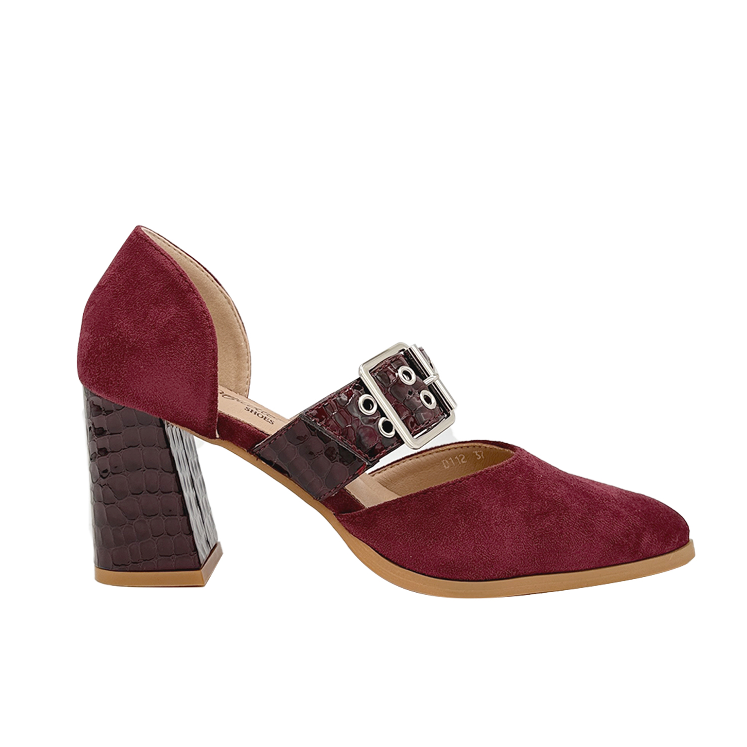 Danicolle Calzado - Zapato Para Mujer Puntiagudo Burdeo Danicolle