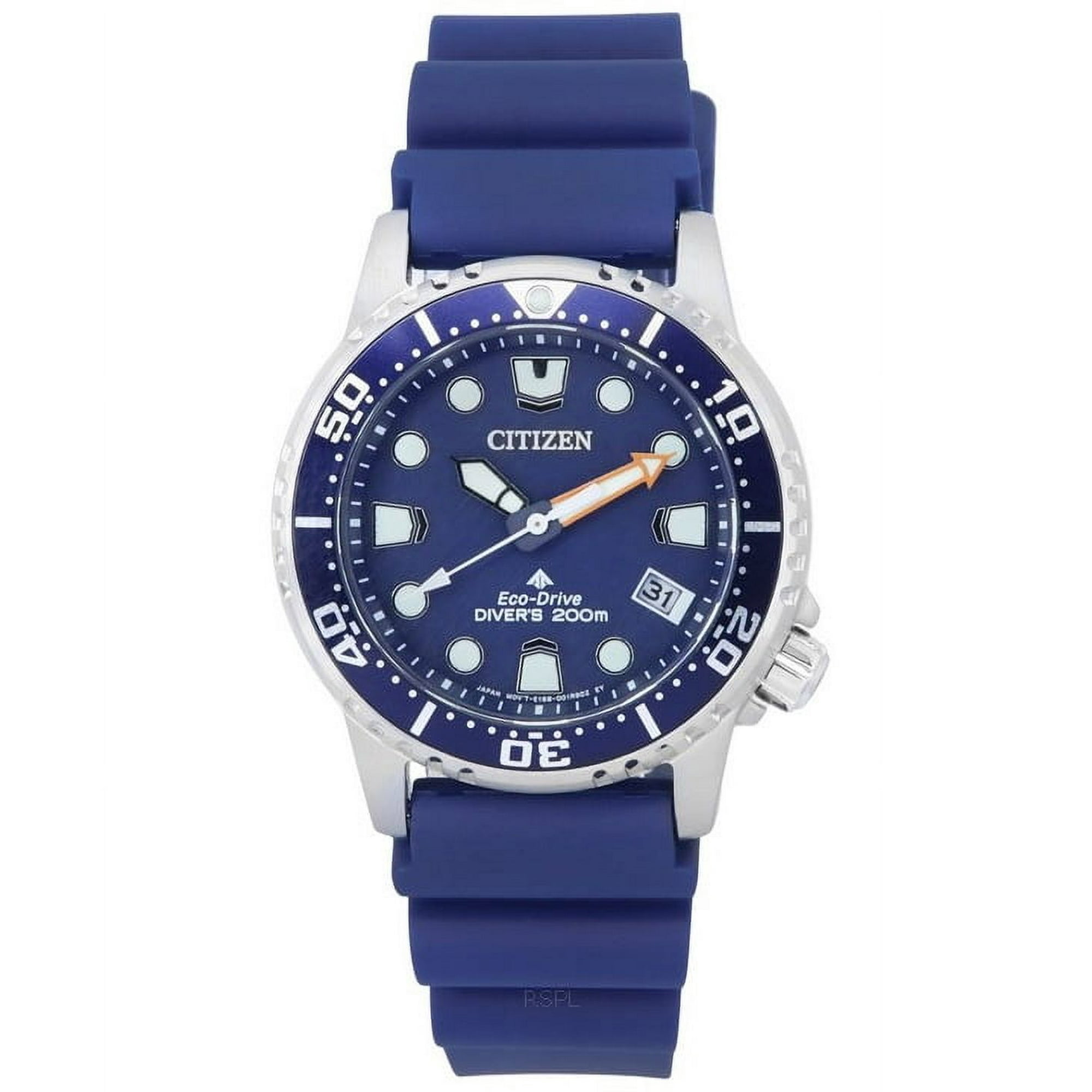 Reloj Citizen Promaster Marine Blue Dial Eco-drive Diver's Eo2021-05l Women's Watch