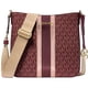 thumbnail image 1 of Cartera Michael Kors Womens Jet Set Travel Small Signature Crossbody Oxblood, 1 of 3