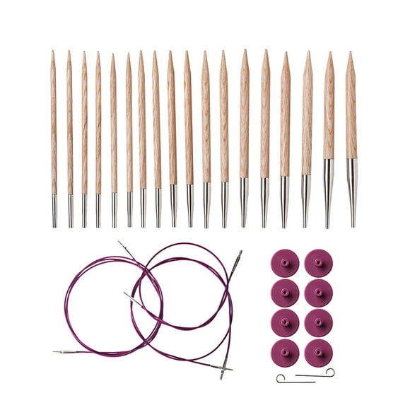 Juego de agujas de tejer Knit Picks US 4-11 con cables