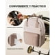 thumbnail image 4 of Mochila Maternal Olivia – Multi Bolsillos y Mudador Portátil - Beige, 4 of 6