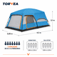 thumbnail image 2 of Carpa Camping Tienda Familiar 8 A 12 Personas Impermeable, 2 of 9