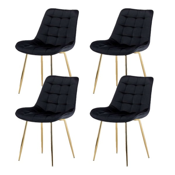Coricori - Pack 4 Sillas Capitonne Top Negro
