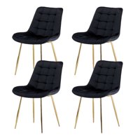 Coricori - Pack 4 Sillas Capitonne Top Negro