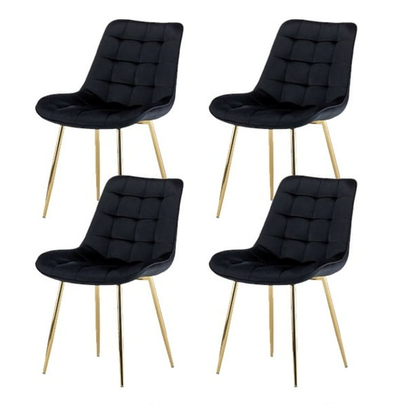 Pack 4 Sillas Capitonne Top Negro