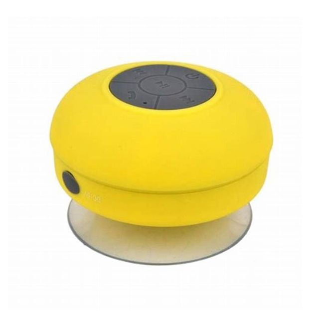 Shower. - Parlante Música Manos Libre Para Ducha Impermeable Agua/color Amarillo.