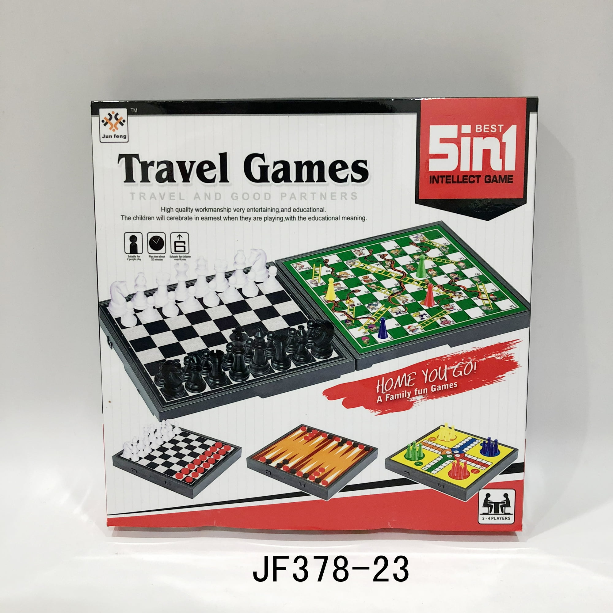 Homewell - Juego De Mesa 5 En 1