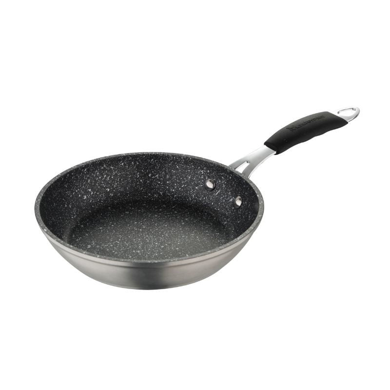 Bergner - Sartén 29 Cm Aluminio Forjado Gris