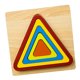 thumbnail image 5 of Rompecabezas Geométrico Niños Preescolar Juguete Educativo Triángulo De Regalo, 5 of 5