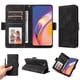 thumbnail image 1 of Carcasa FOXDOCK OPPO Reno 5 Lite de cuero PU, diseño acolchado clásico, protección contra caídas y rayones, 1 of 5